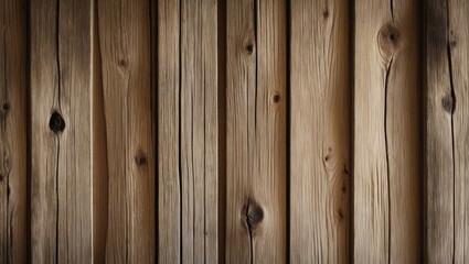 Naklejka premium Wooden planks background with vertical lines showcasing natural grain patterns and texture in warm tones