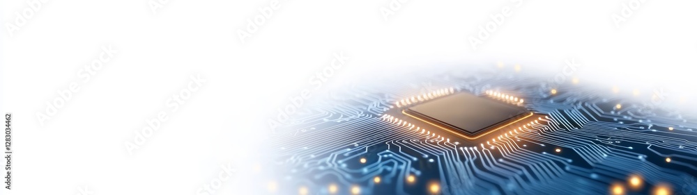 Poster advanced microchip technology with electronic circuit design details