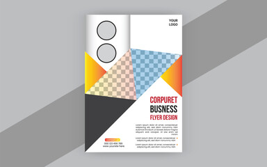 Corporate business flyer design template