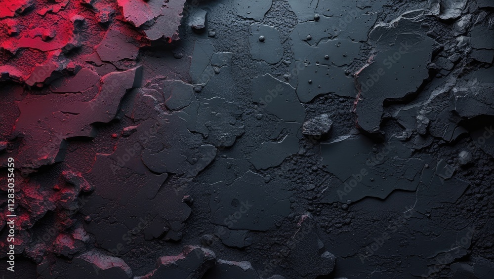 Poster textured black background resembling concrete or stone with decorative venetian stucco ideal for var