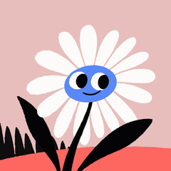 flower vector illustration design.