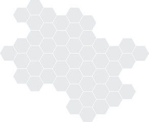 Overlapping Hexagons Background