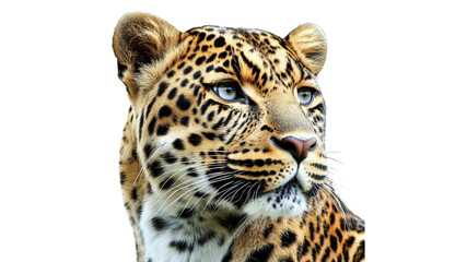 Vibrant coat of a majestic leopard