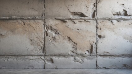 Rugged Cement Wall Surface with Textured Finish for Industrial and Modern Backgrounds