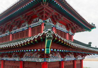 Fototapeta premium Old building of Nanjing China Confucius Temple