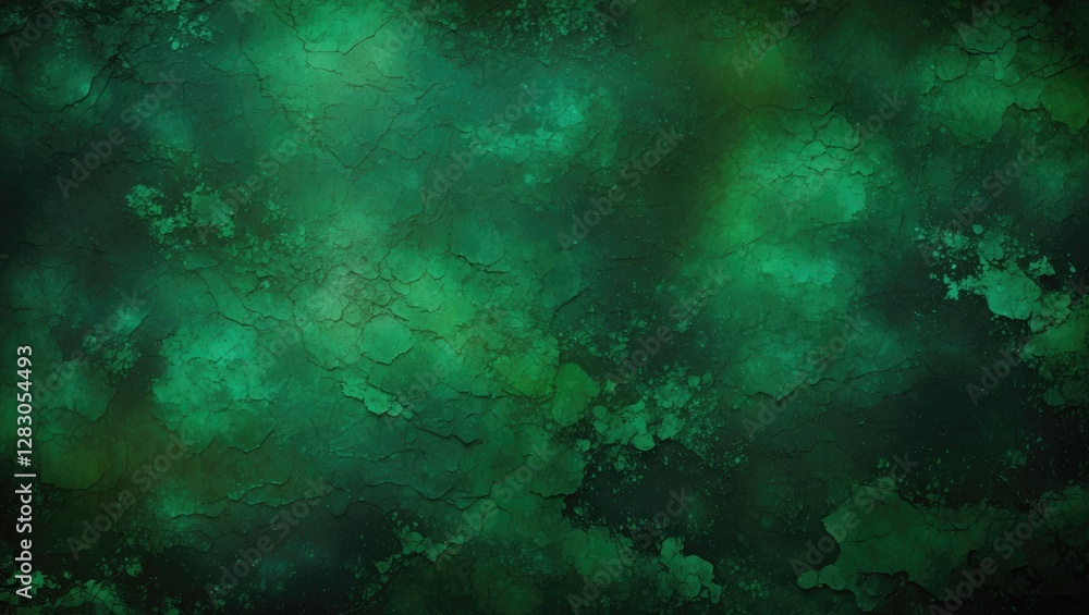 Fototapete abstract textured background in shades of green with irregular patterns and a mottled appearance for