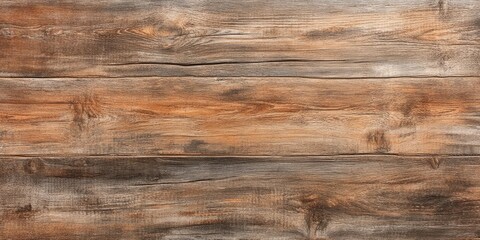Fototapeta premium Rustic wood texture featuring varied brown tones with weathered planks creating a warm, earthy backdrop ideal for design projects showcasing rustic charm