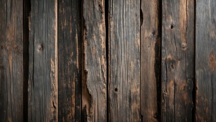 Textured rustic wooden planks in varying shades of brown and gray creating a vintage or grunge background for design use