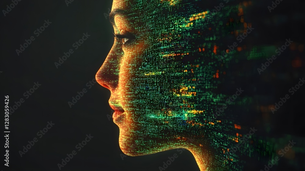 Poster ai neural networks enhance digital assistants technology innovation urban setting visual representat