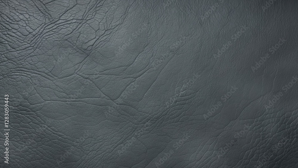 Poster dark textured leather background with visible creases and natural patterns for design and decor usag