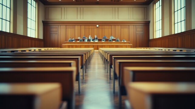 A legislative hall with officials reviewing tax reform policies. Featuring economic growth and fairness