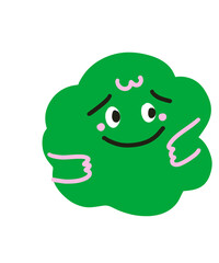 Playful face abstract emoji 