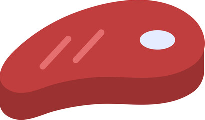 Raw Steak Flat Icon