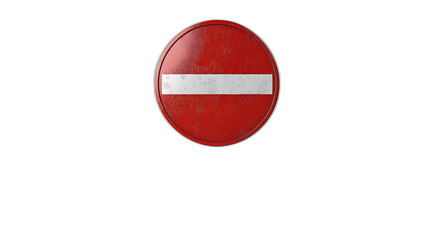 Naklejka premium High-quality 3D highway sign mockup, reflective surface, floating in a white background