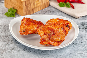 Baked marinated crispy chicken tighs