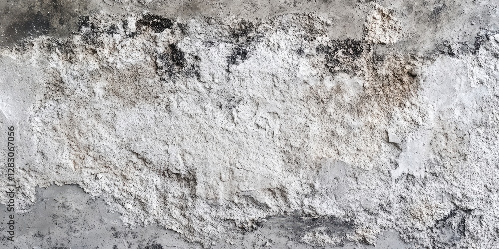 Poster textured rough cement surface backdrop displaying a blend of gray and white tones with visible weath