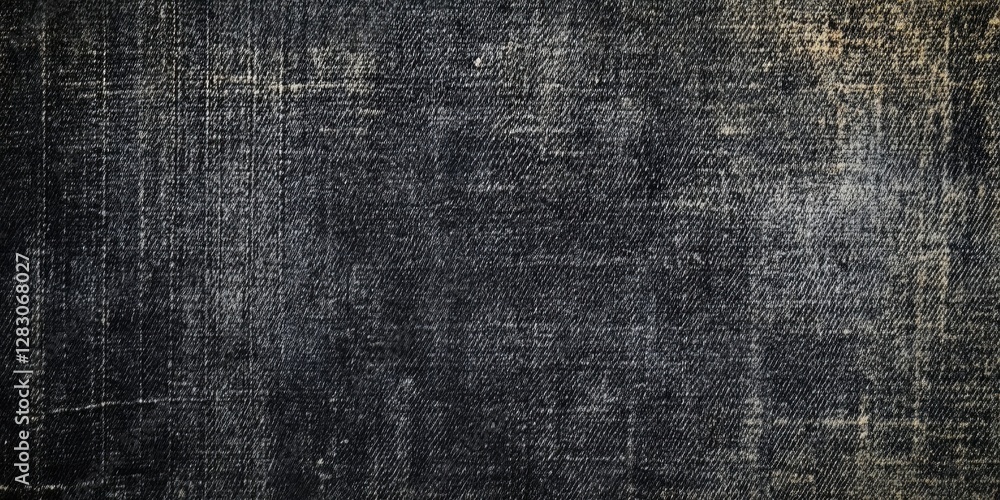 Poster Stylish textured gray denim background featuring distressed patterns and subtle fading ideal for fashion, design, and creative project applications