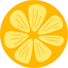 Fototapeta premium lemon fruit and leaf 