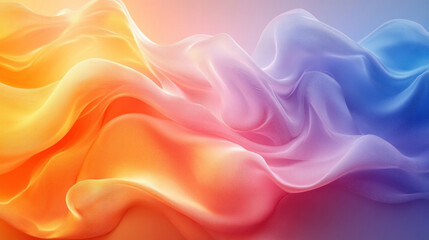 Obraz premium Abstract background of vibrant swirling gradients transitioning from blue to orange hues