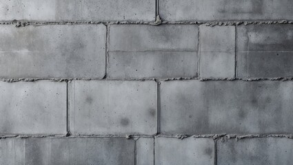Textured Gray Concrete Wall Surface with Industrial Aesthetic for Background Use in Design and Construction Projects