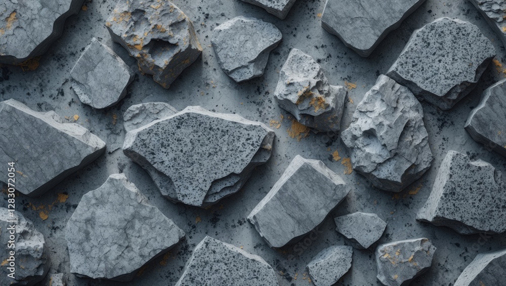 Poster granite rock texture background with various shades and sizes, ideal for modern design and architect