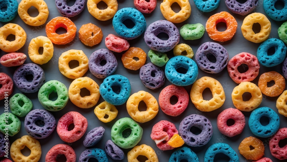 Poster colorful cereal background with vibrant textures ideal for designs and creative projects showcasing 