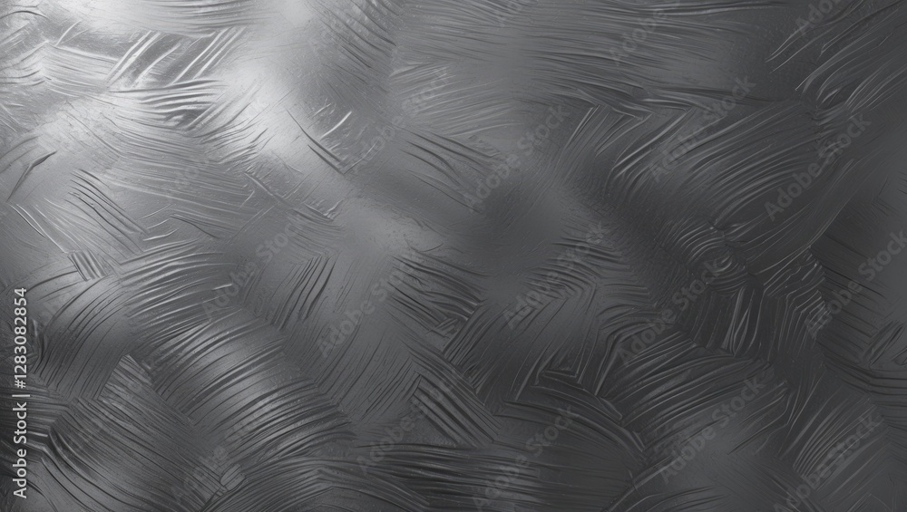 Poster brushed metallic texture background with subtle highlights and detailed pattern for design applicati