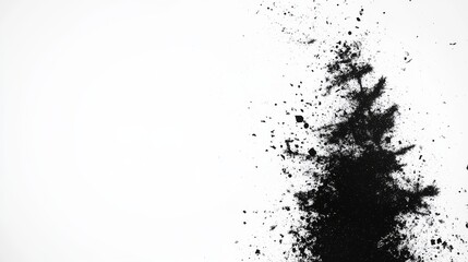 Fototapeta premium Artistic representation of nature blending with abstract elements