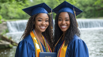 Graduation Photography Featuring Graduation Gowns, Diplomas, Caps, and Celebration Moments, Ideal for Graduation Invitations, Cards, and Promotional Materials Celebrating Academic Milestones