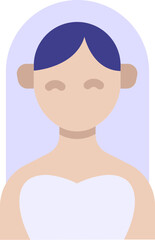 Bride Flat Icon