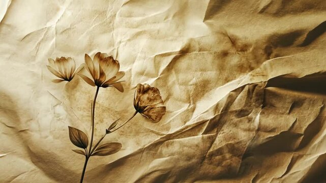 dry leaves on a wooden background