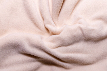 Grey fleece fabric as texture, background