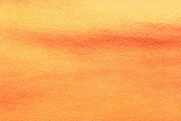 Yellow fleece fabric as texture, background