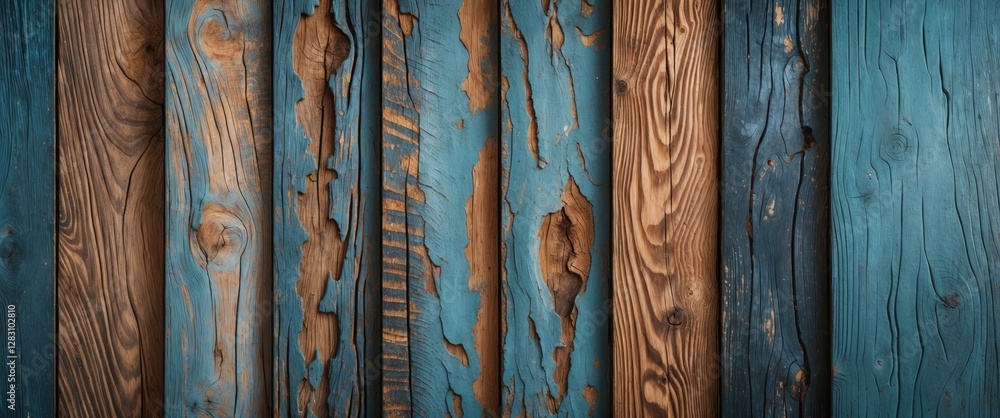 Poster exquisite wood grain texture featuring blue and brown tones with unique patterns for creative design
