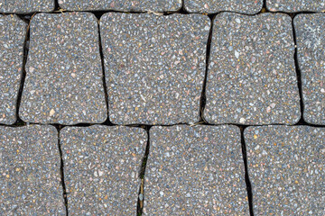 Gray paving slabs as texture