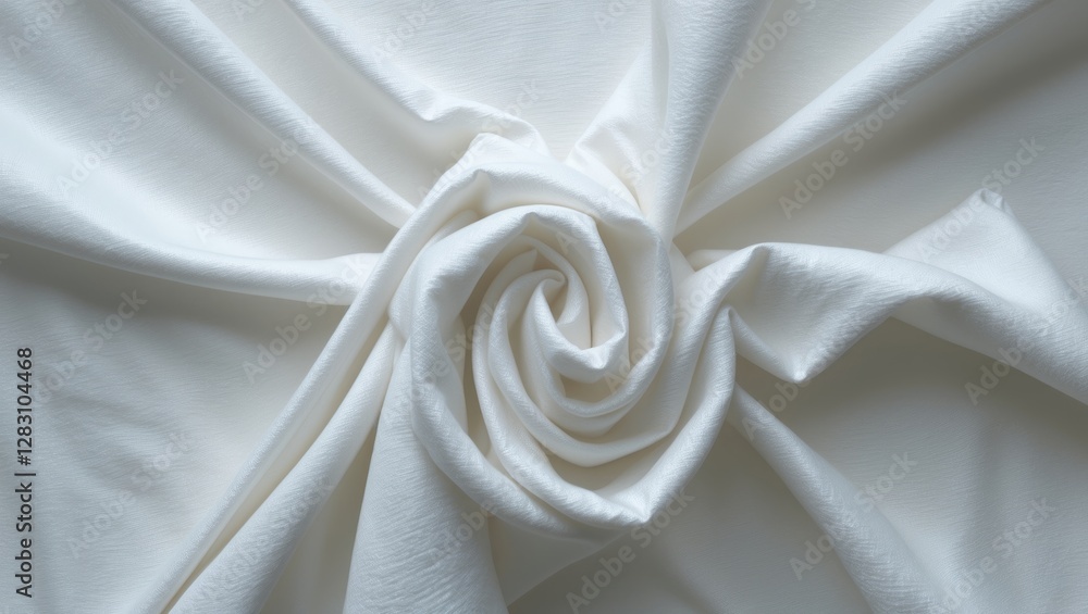 Aufkleber white cotton canvas fabric texture with seamless design ideal for creative projects and backgrounds 
