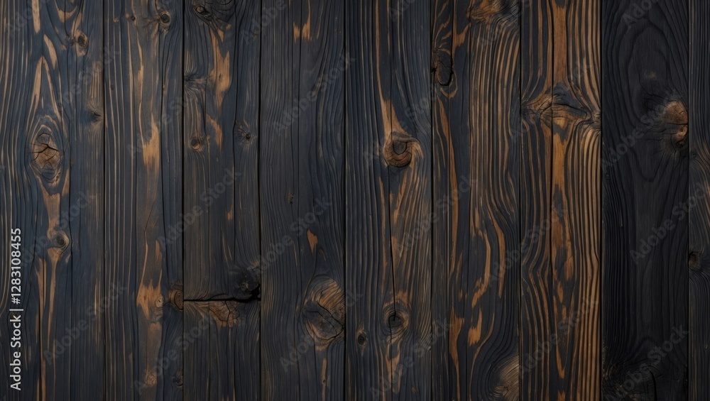 Poster dark wood texture background with rich grain patterns ideal for design projects and rustic themes sh