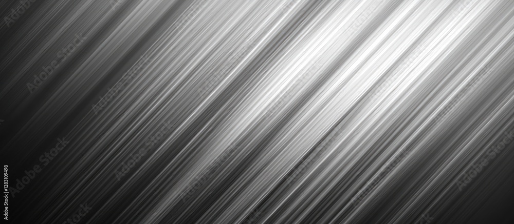 Poster sleek black background with subtle diagonal grey lines and soft neutral gradient blending from dark 