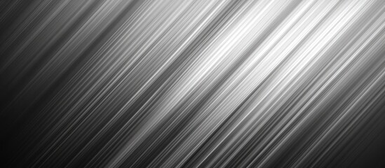 Obraz premium Sleek black background with subtle diagonal grey lines and soft neutral gradient blending from dark to light accents creating a modern abstract pattern