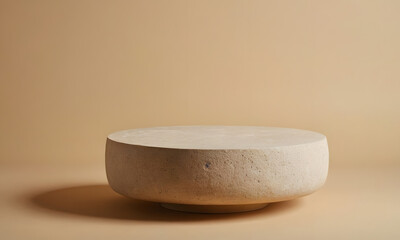 A natural stone slab with a polished top and rough-textured sides