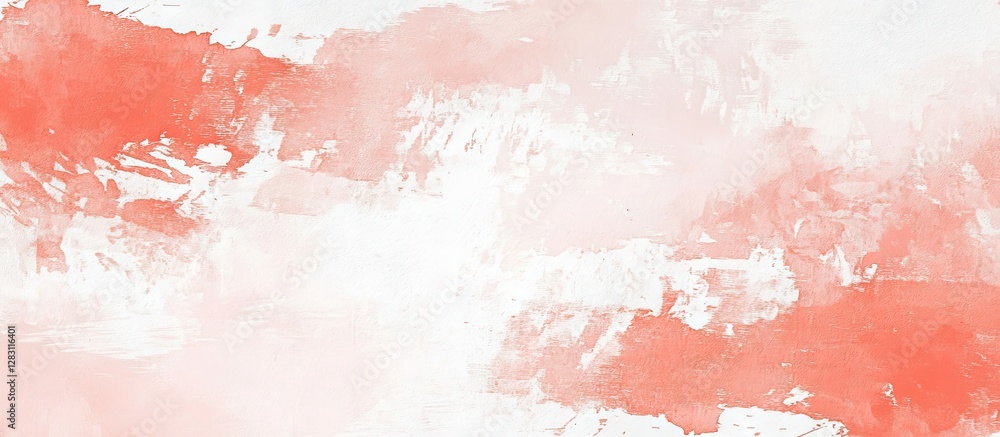 Aufkleber Salmon pink and white abstract background featuring softly blended textures ideal for showcasing various template designs and creative concepts.