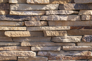 Wild stone wall as texture, background