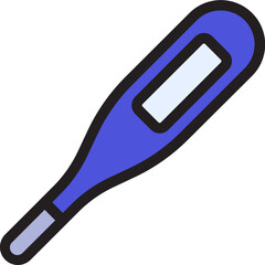 Thermometer Filled Line Icon