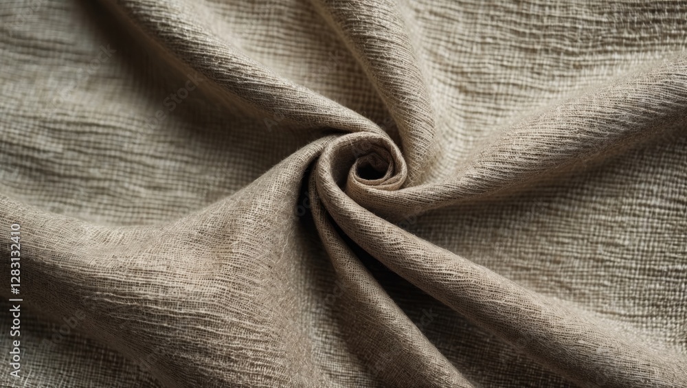 Poster textured fabric background in neutral tones ideal for design projects and creative applications show