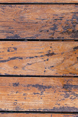 Fototapeta premium Plank brown wood background as texture