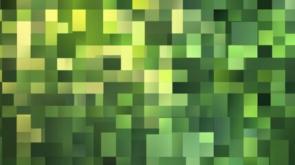 Fototapeta premium Abstract rectangular box geometric green background. 2d style