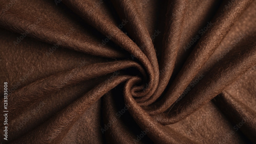 Aufkleber fabric texture swirling in rich brown tones with a dark vignette providing a perfect backdrop for cr