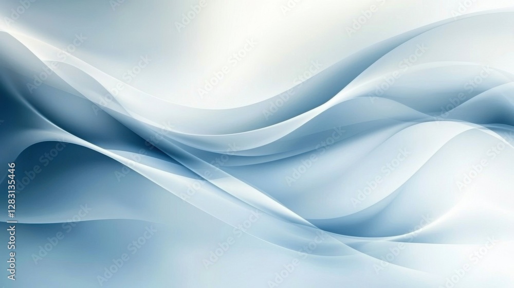 Poster abstract background with smooth shapes