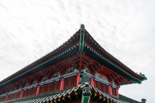 Old building of Nanjing China Confucius Temple