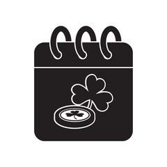 Saint Patricks Day Calendar Icon